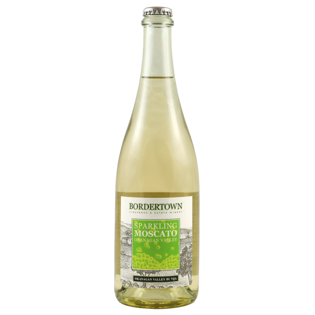 Sparkling Moscato Bordertown Cider and Winery